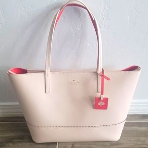 Kate Spade pink two tone tote